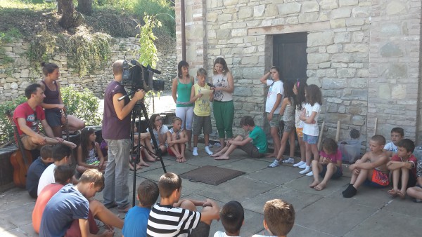 campo natura per bambini e ragazzi - registrazione del video e delle interviste