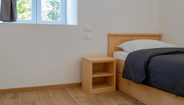 Camere casa dal Trozzo tutte con bagno e parquet